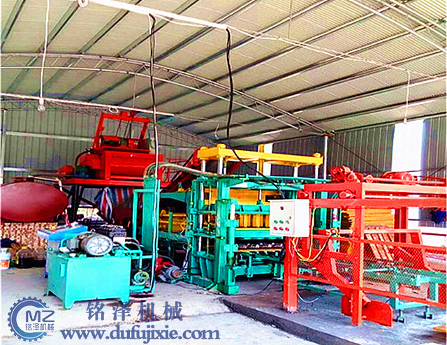 大型水泥磚機(jī)客戶案例